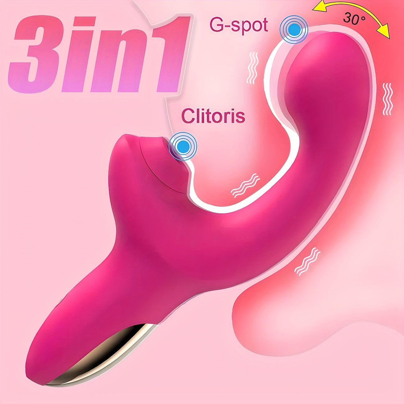 2025-ös új modell, 70% kedvezmény korlátozott ideig! 💥 Vezeték nélküli masszírozó 📱 Globális vezérlés és 20 teljesítményszint 💦 IPX6 vízállóság