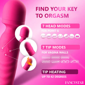 FancyStar™ ROSS Heated Vibrator HEMSPTT059