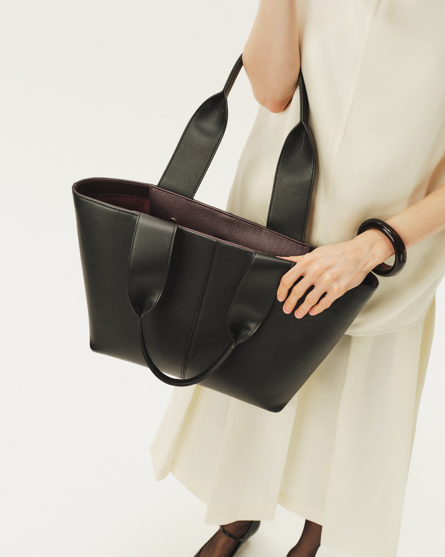 Furla® Klasszikus Fekete Bőr Táska
