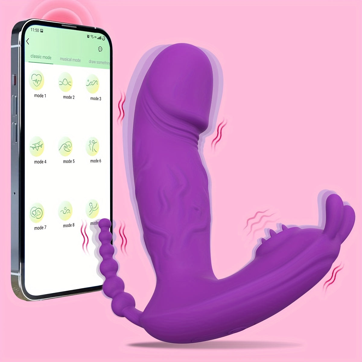 💥 2025 Újdonság, 30% kedvezmény 💦 Hordható távirányítós vezeték nélküli stimulátor 📱 Globális vezérlés, 9 gyors rezgési és oszcillációs mód