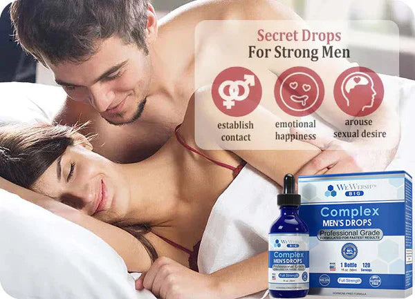 🎁Wewersh® Complex cseppek férfiaknak💥Szuper erős változat💥